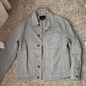 Banana Republic Light Gray Men's Shirt Jacket